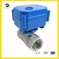 CWX-15 3-way ss304 / latão 3/4 &#39;&#39; 1 &#39;&#39; válvula de esfera elétrica motorizada interruptor de água